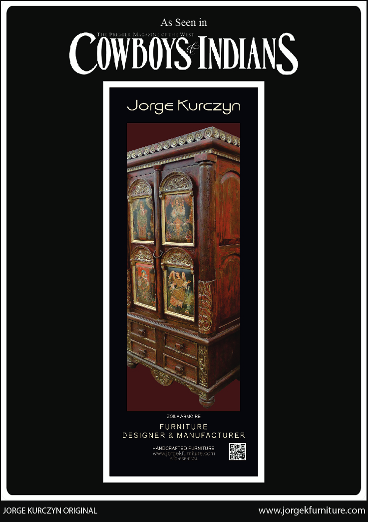 Cowboys and Indians - Spanish Colonial Armoire