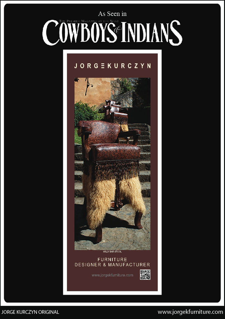 Cowboys and Indians - Western Bar Stool