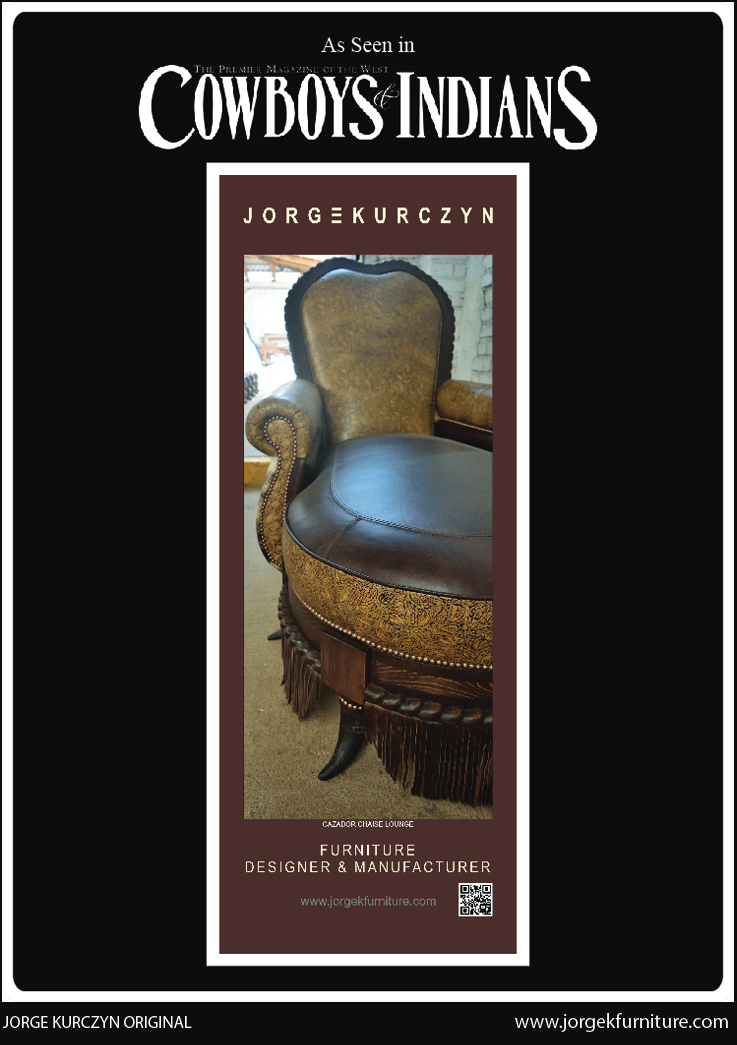 Cowboys and Indians - Western Chaise Lounge