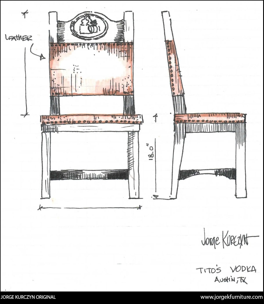 Original Design - Jorge Kurczyn - Vaqueta Leather Chair